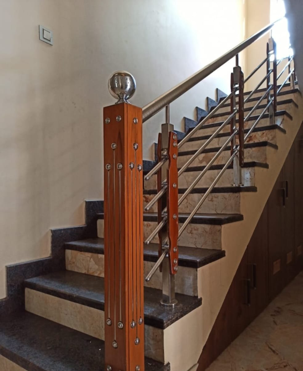 ss wooden railing