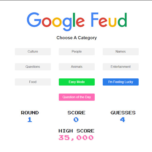 google feud unblocked games