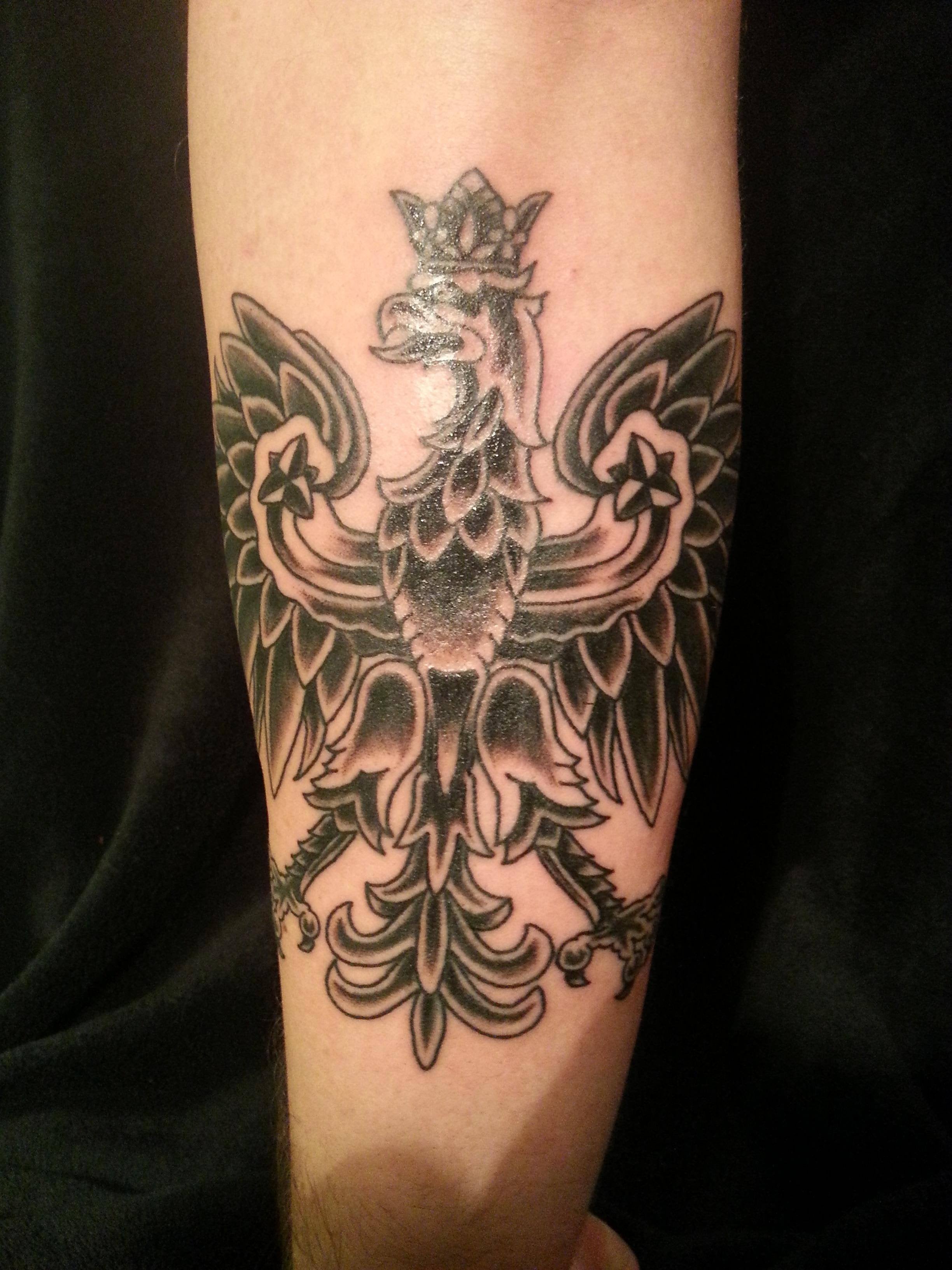 polish eagle tattoo