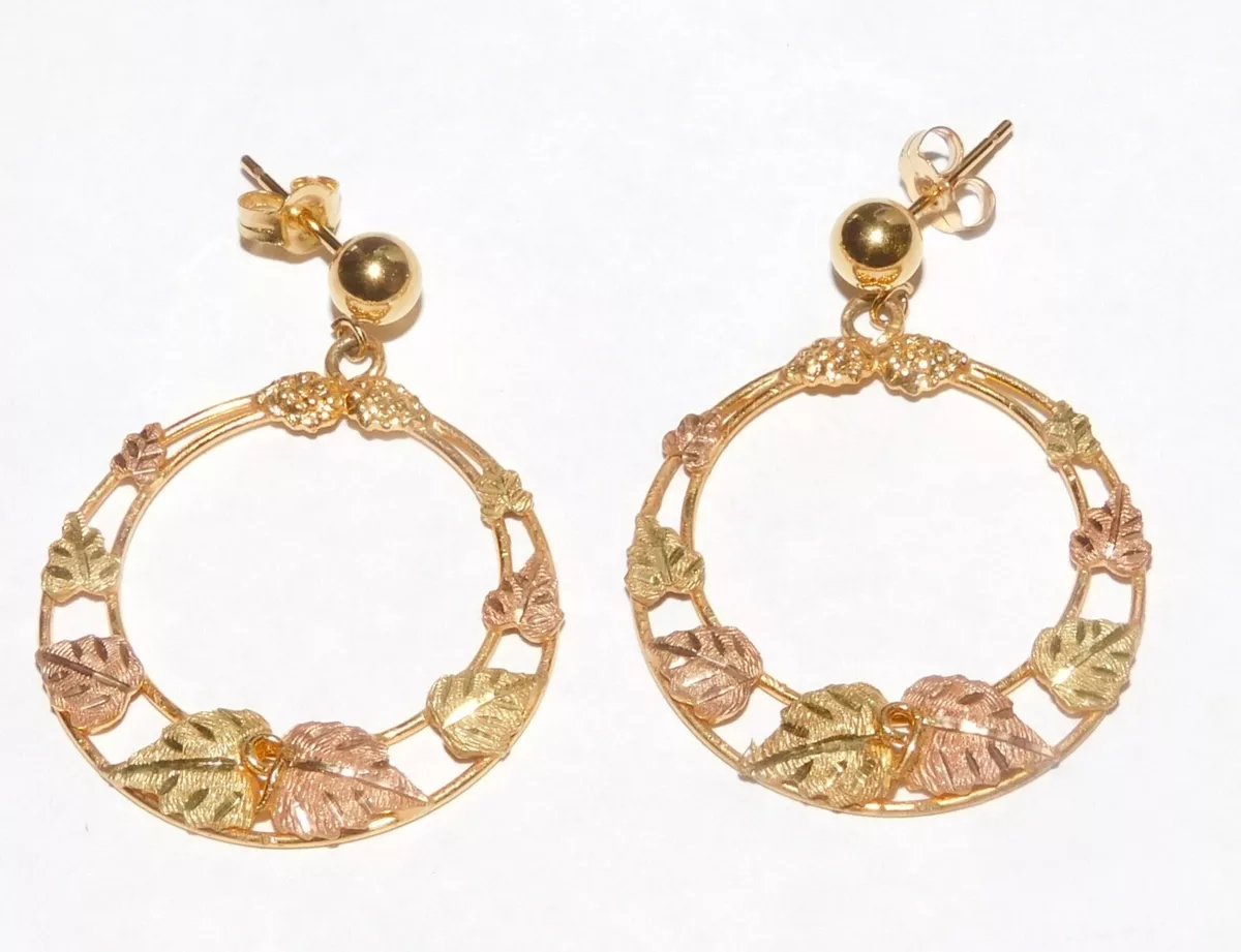 black hills gold hoop earrings