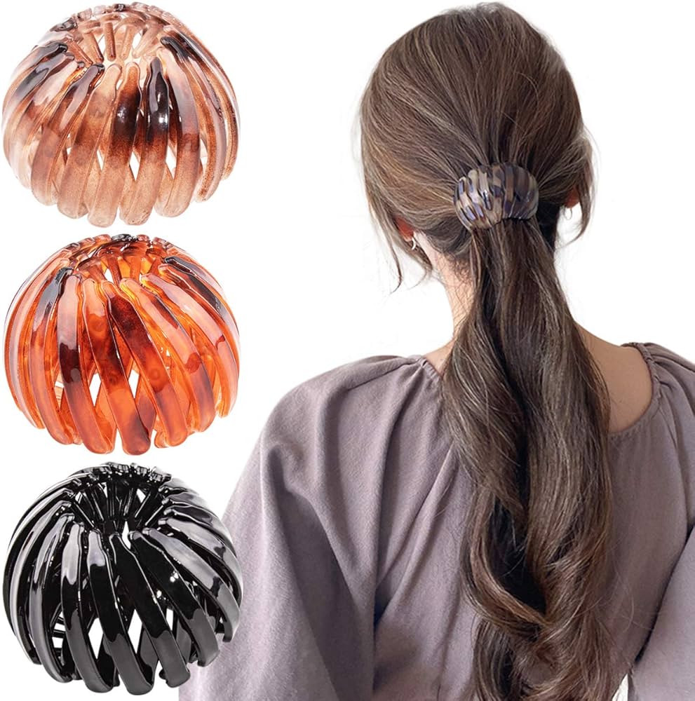 birds nest hair tie