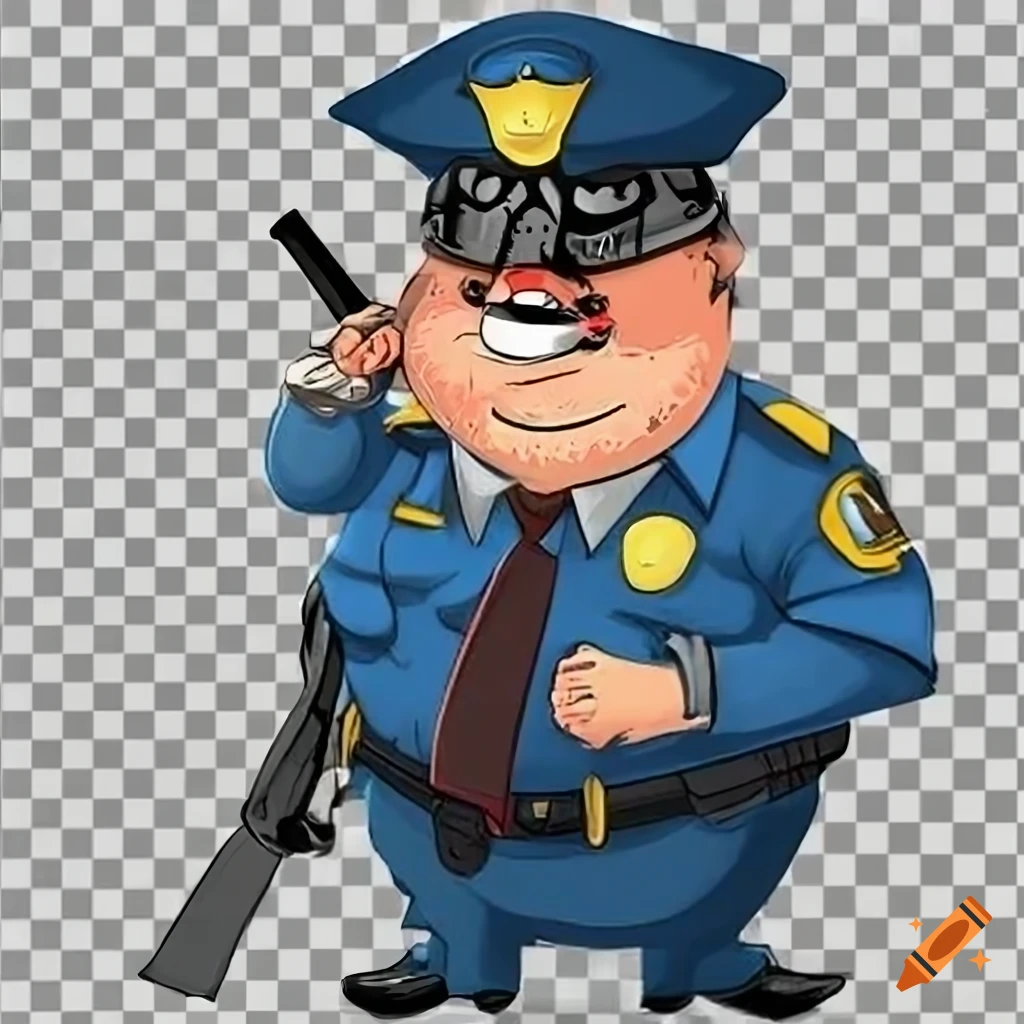 police officer cartoon