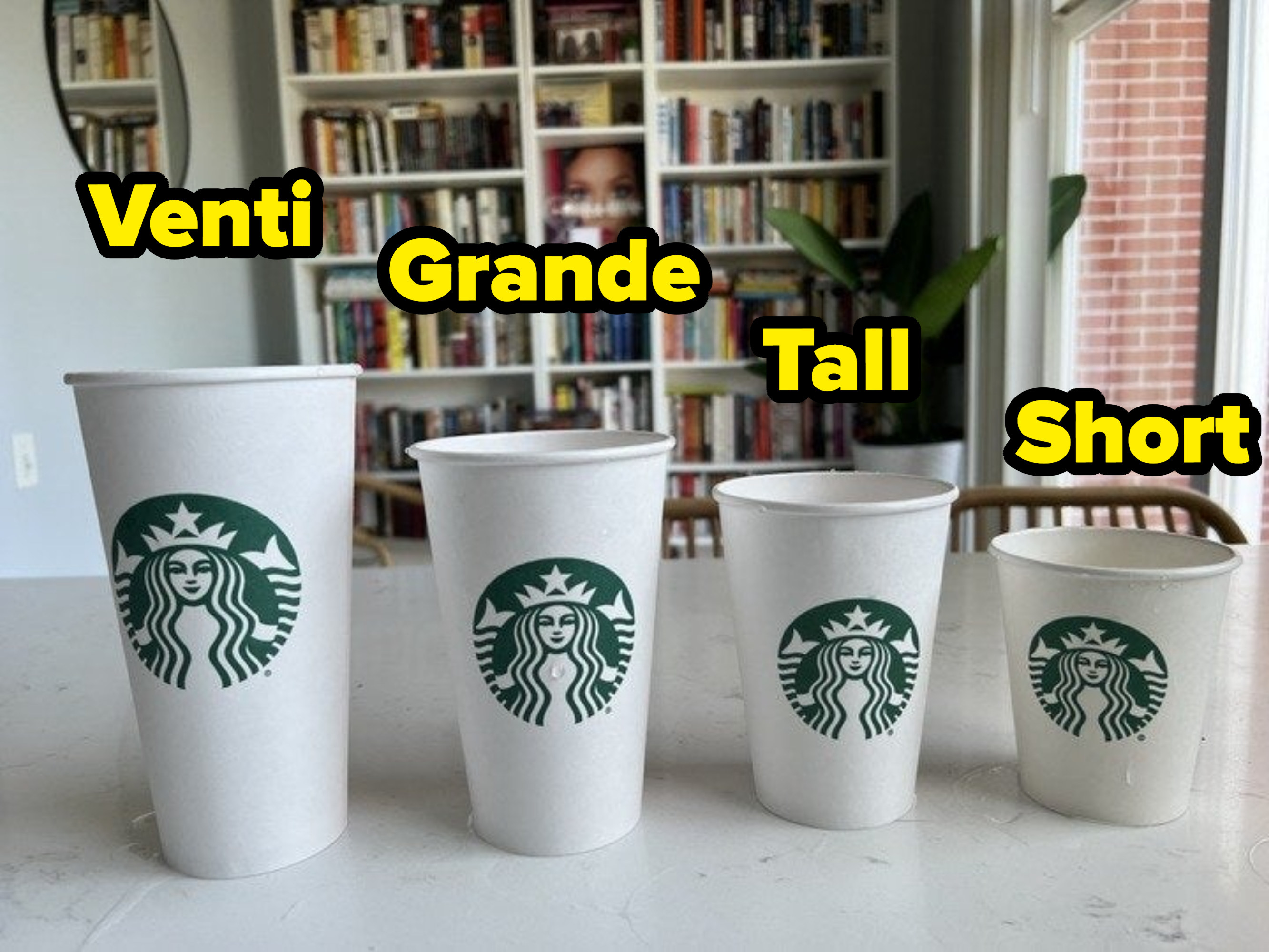 starbucks cup sizes canada