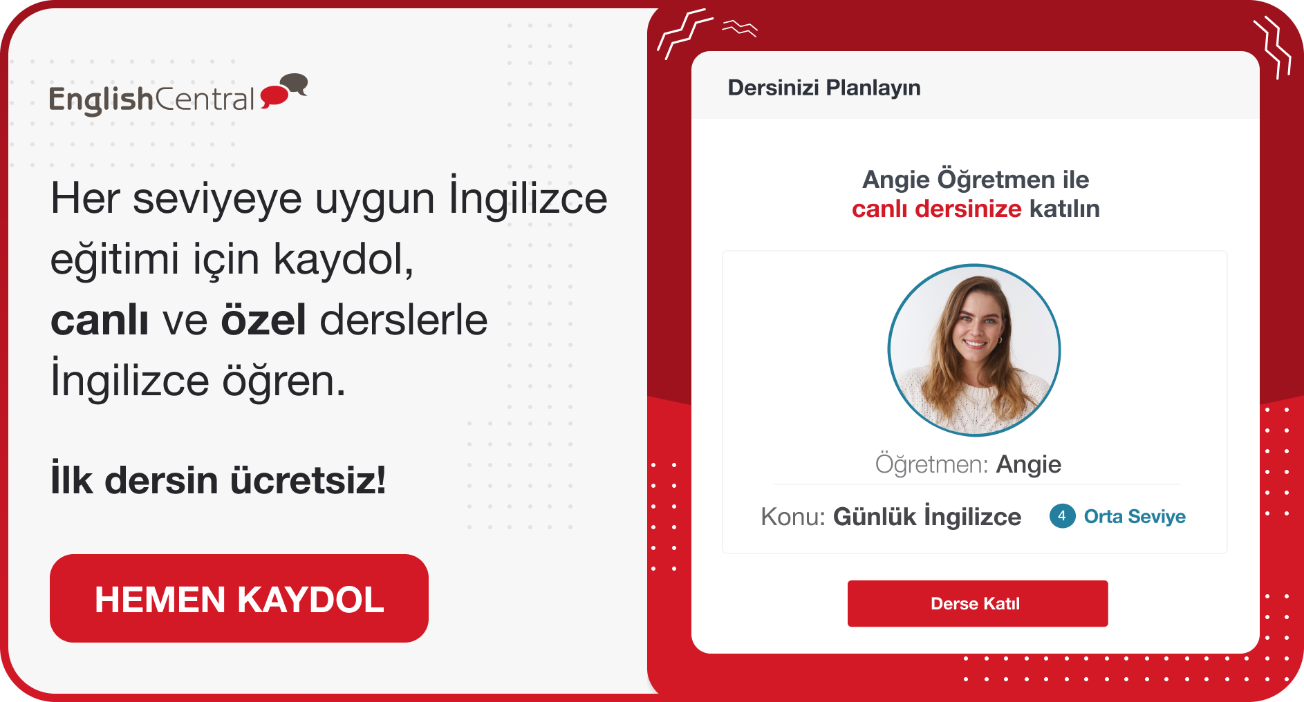 ingilizce kendini tanıtma 5 cümle