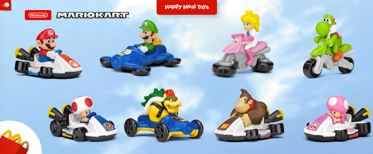 mario kart mcdonalds