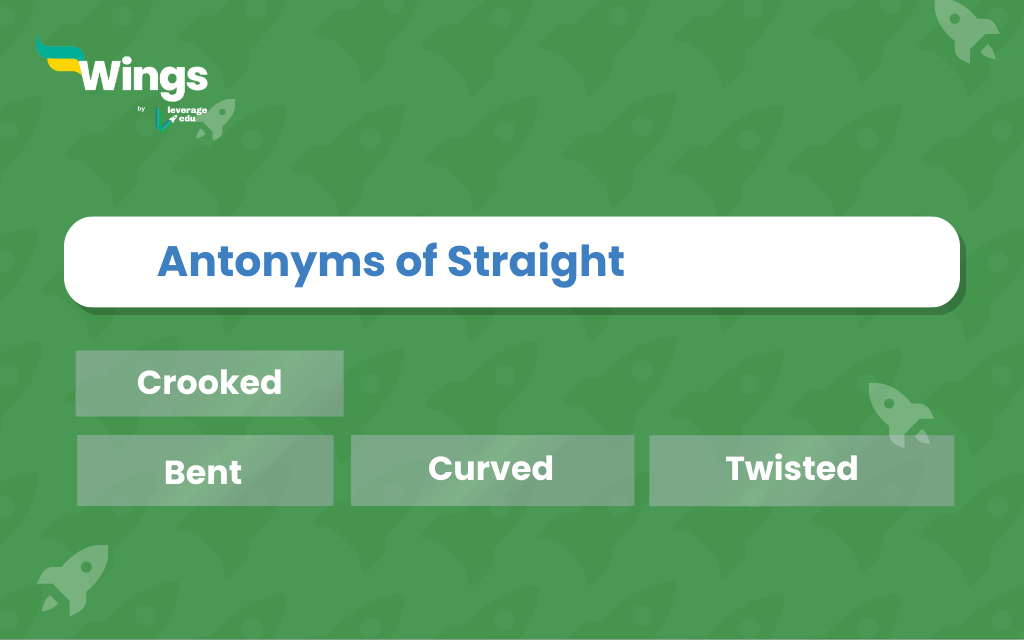 curved antonym