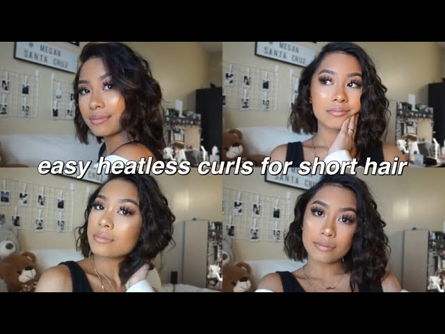 overnight curls for short hair