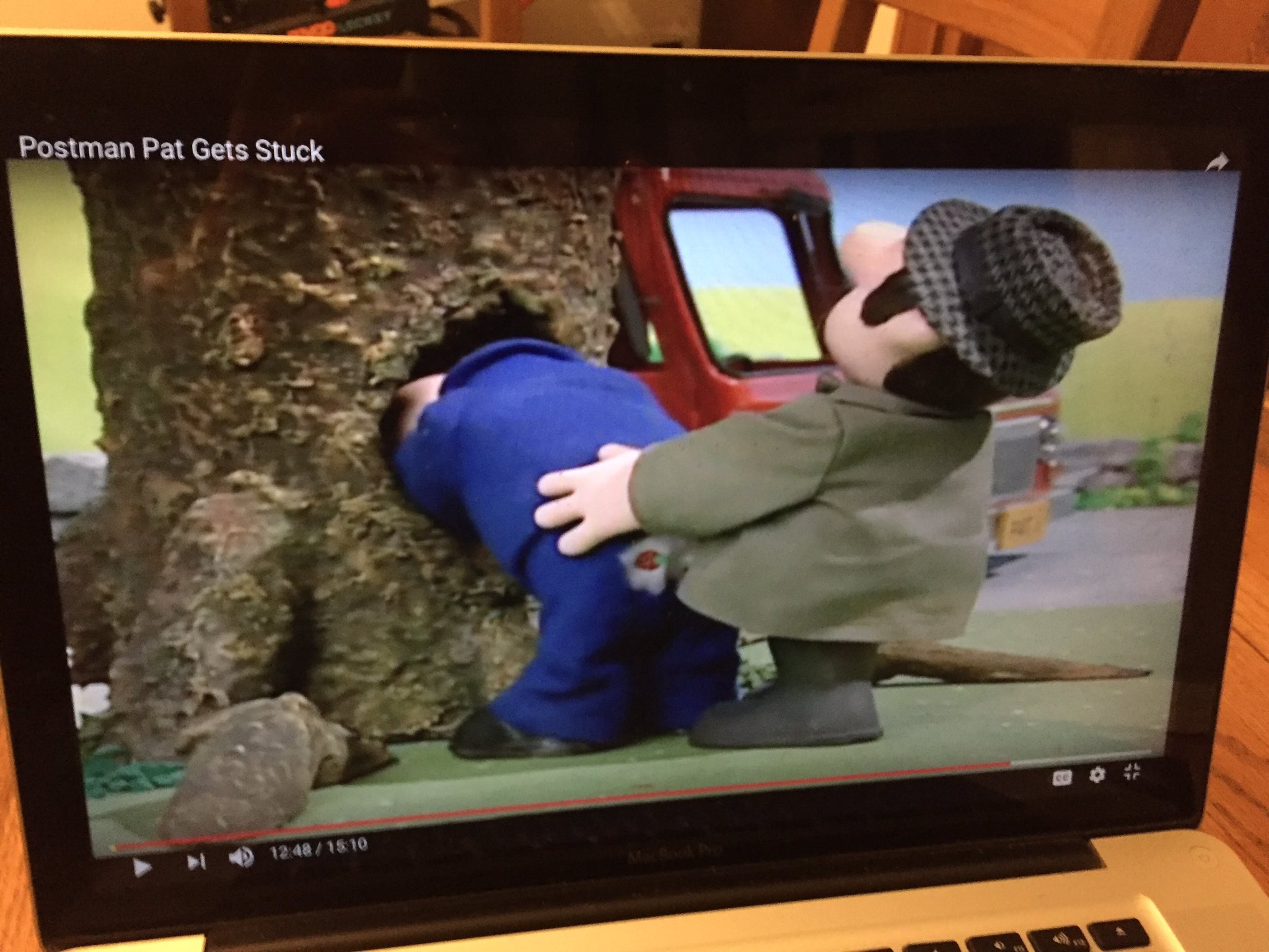 postman pat gets stuck