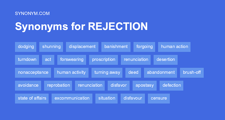 rejected synonym