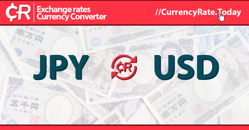 jpy to usd exchange rate