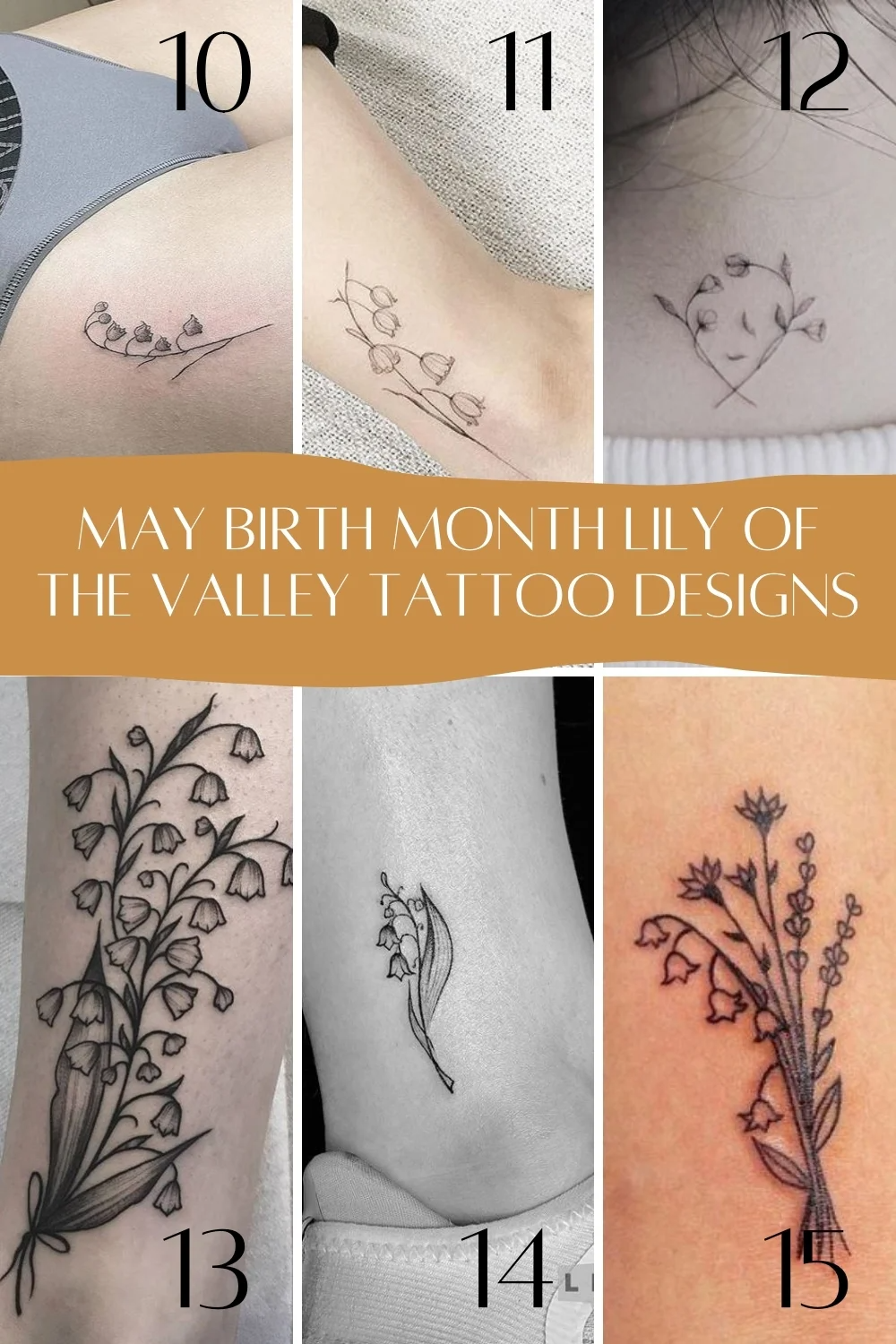 may birth flower tattoo