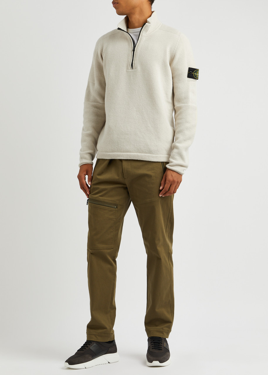 stone island half zip jumper