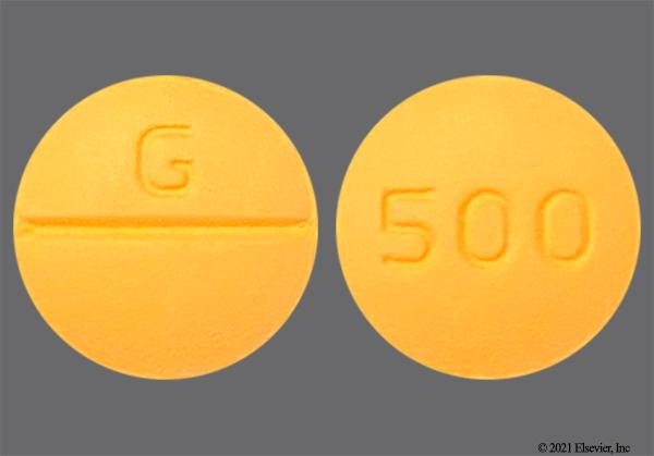 orange pill 500