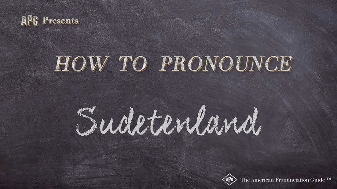 sudetenland pronunciation