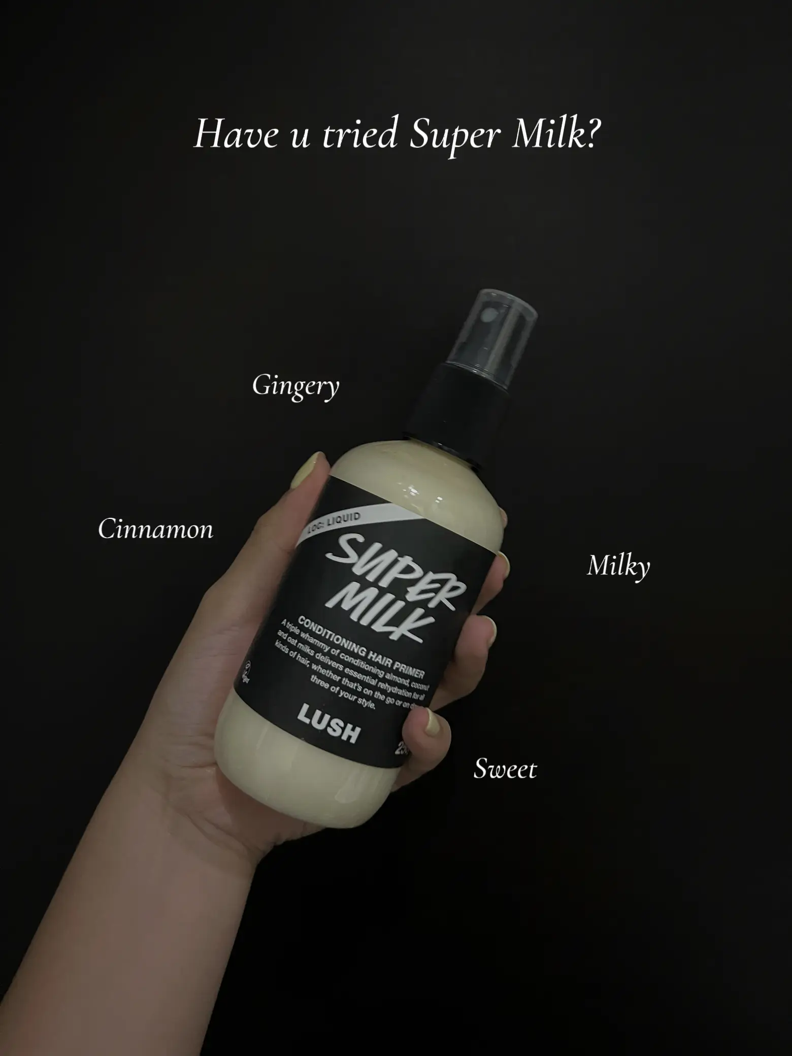 hair milk lush