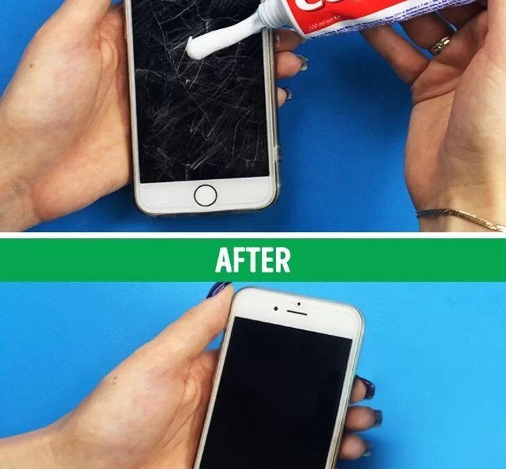 does toothpaste help fix cracked screens