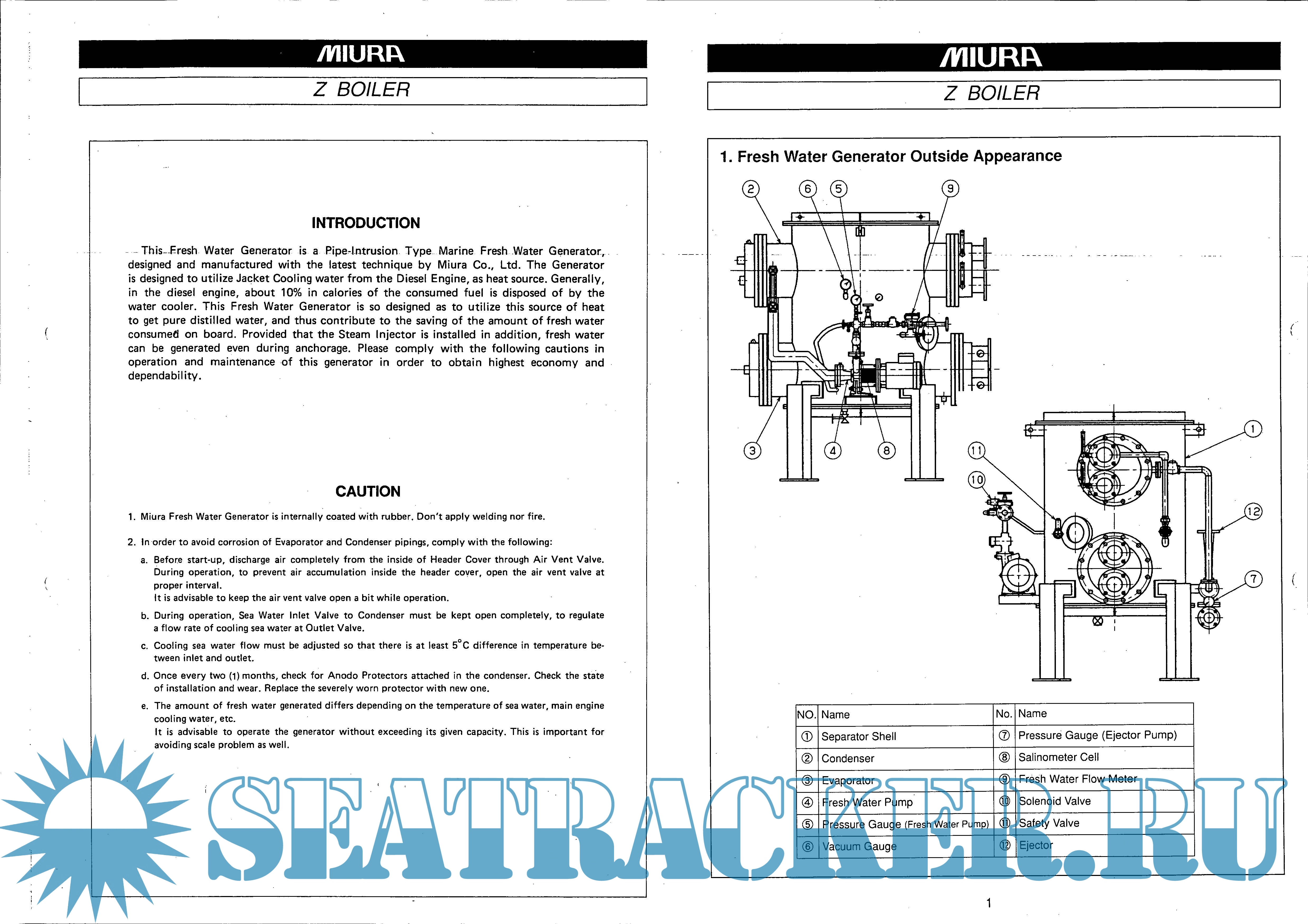 fresh water generator manual