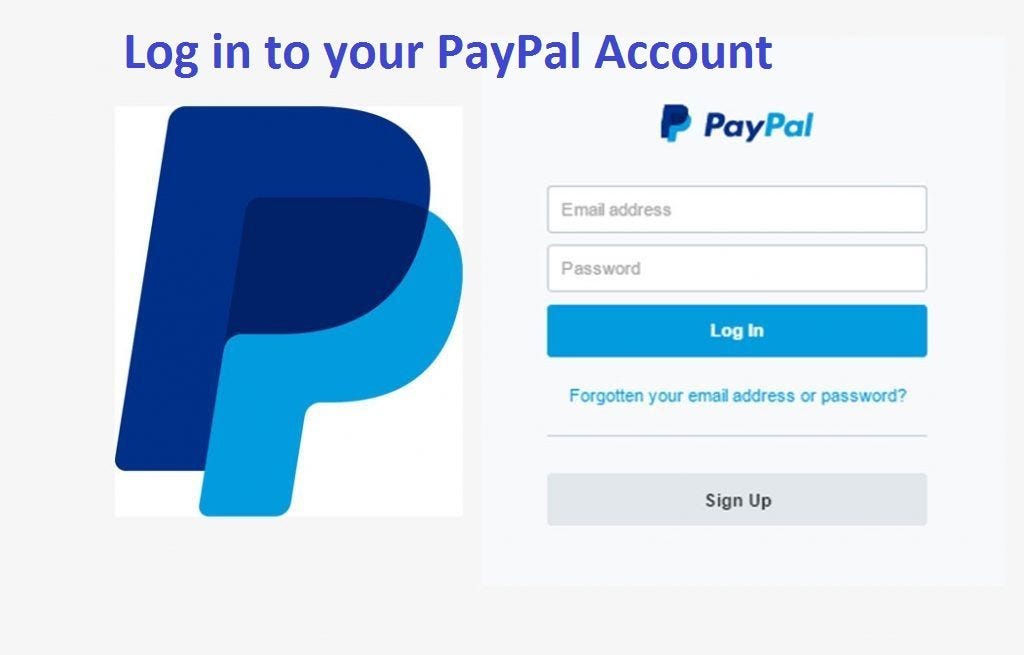 log in to my paypal account