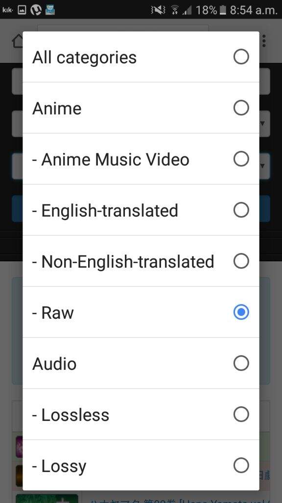 how to download raw anime