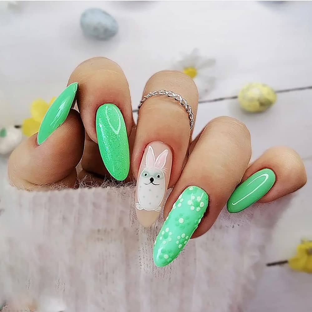 easter fake nails