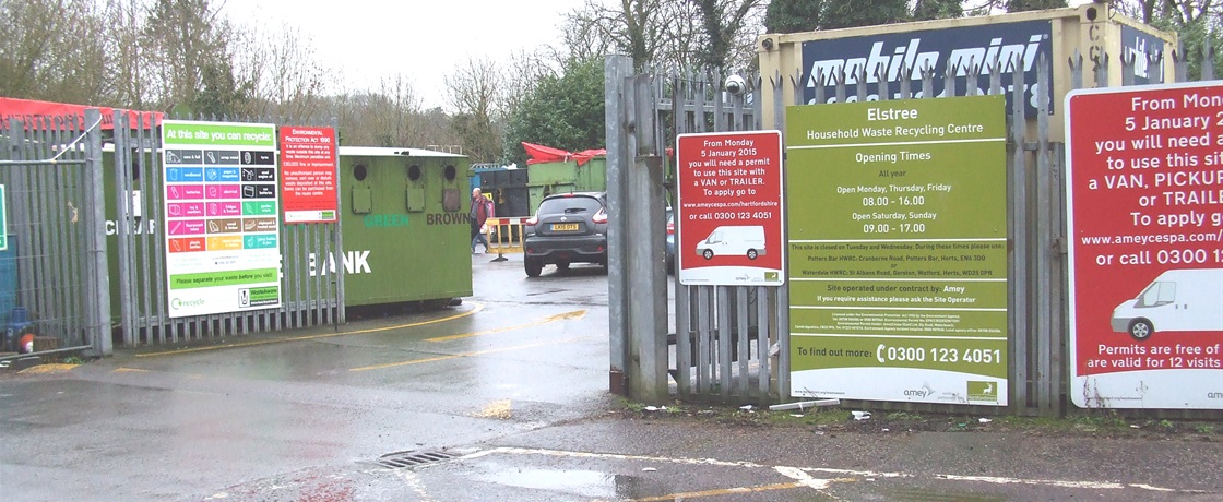 potters bar recycling centre