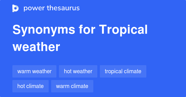 weather synonyms