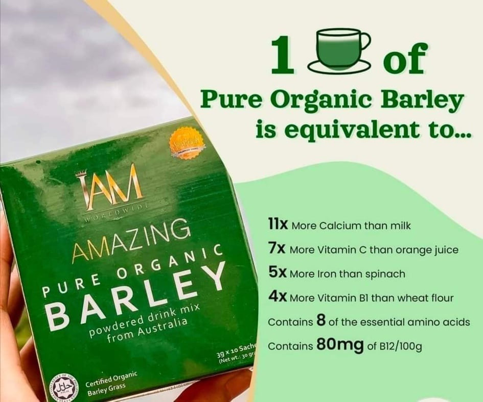 iam amazing pure organic barley