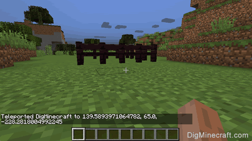 how to tp to coordinates in minecraft