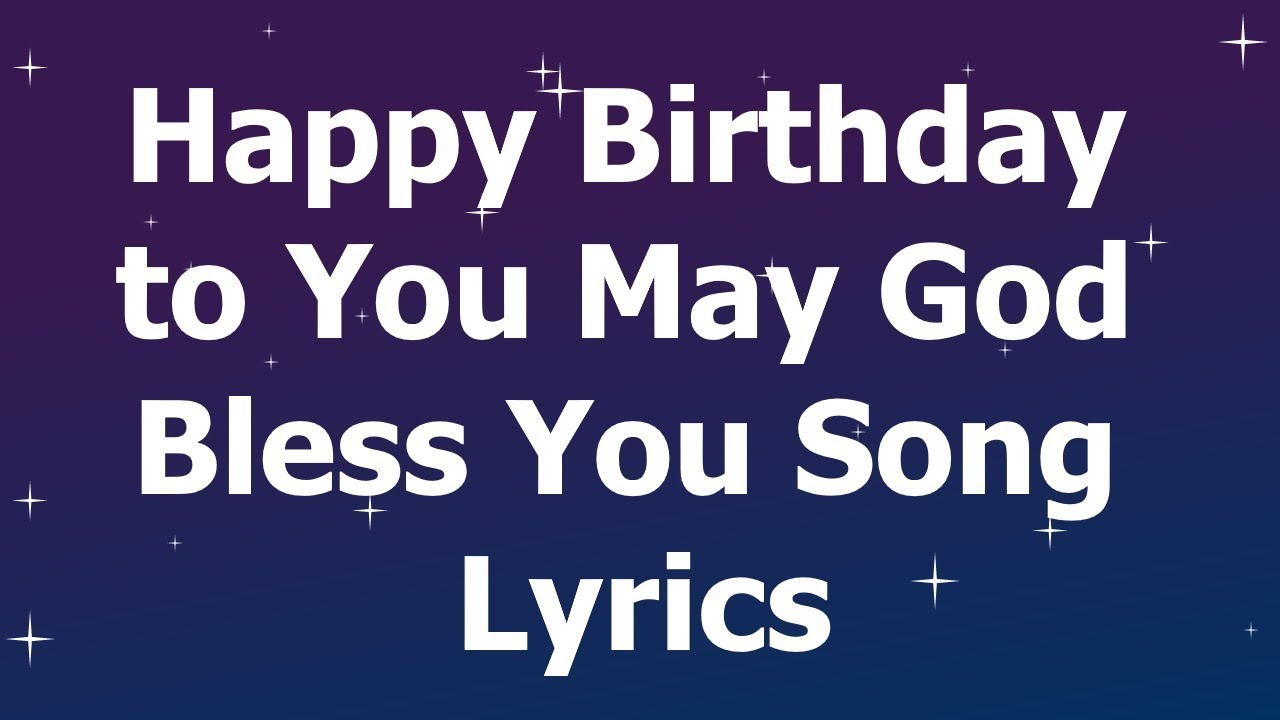 happy birthday to you song lyrics