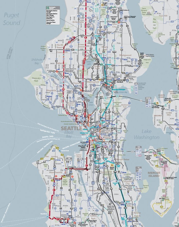 seattle bus stop map