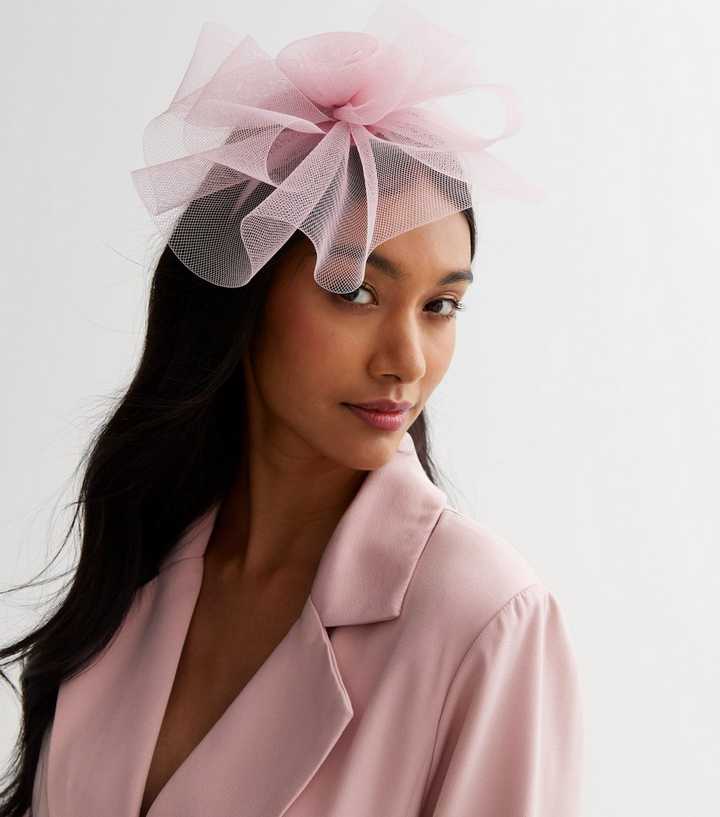 pink headband fascinator