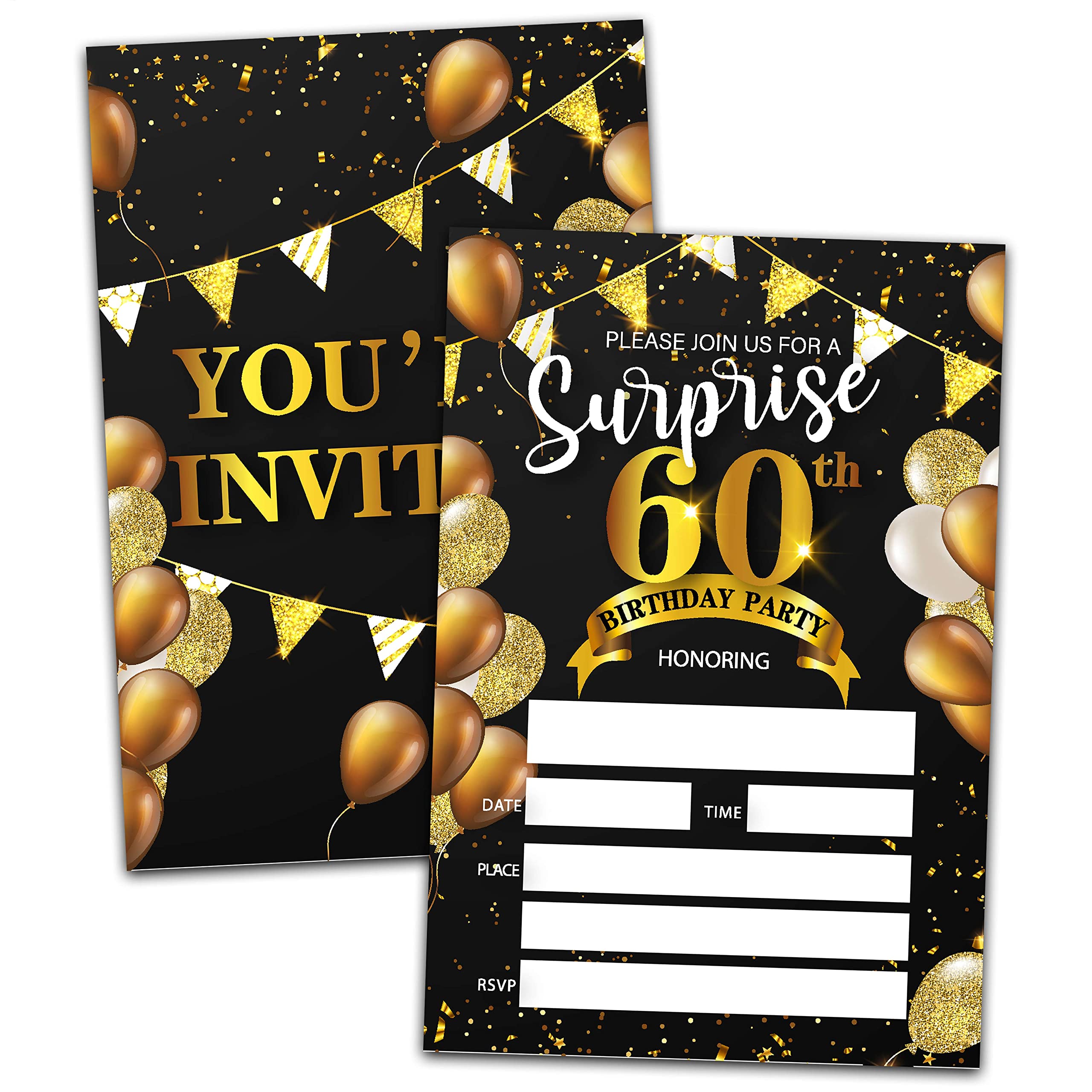 60th party invitations