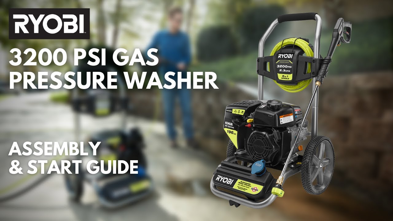 ryobi gas pressure washer wont start