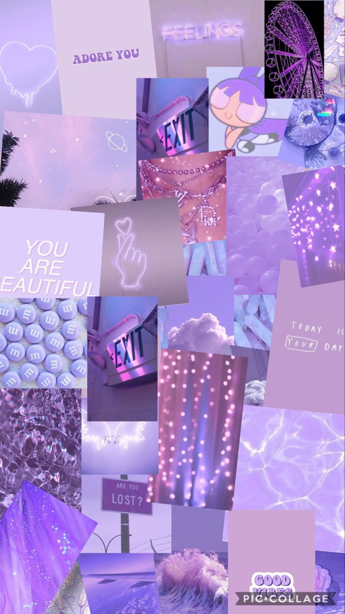 cute purple aesthetic wallpaper