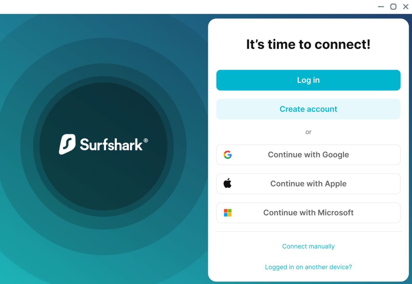 surfshark login