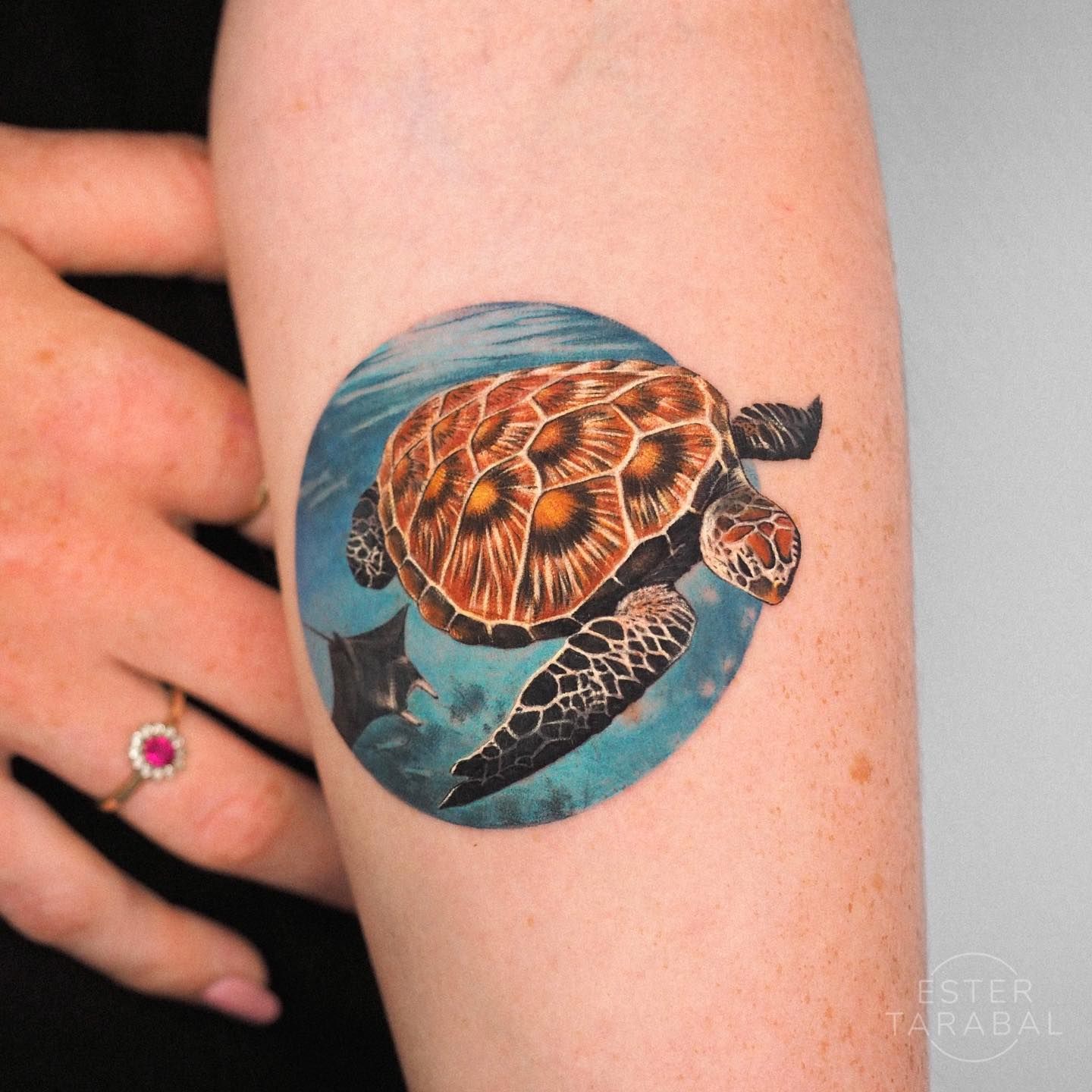 sea turtle tattoo