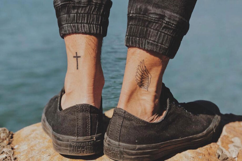 ankle tattoos for men