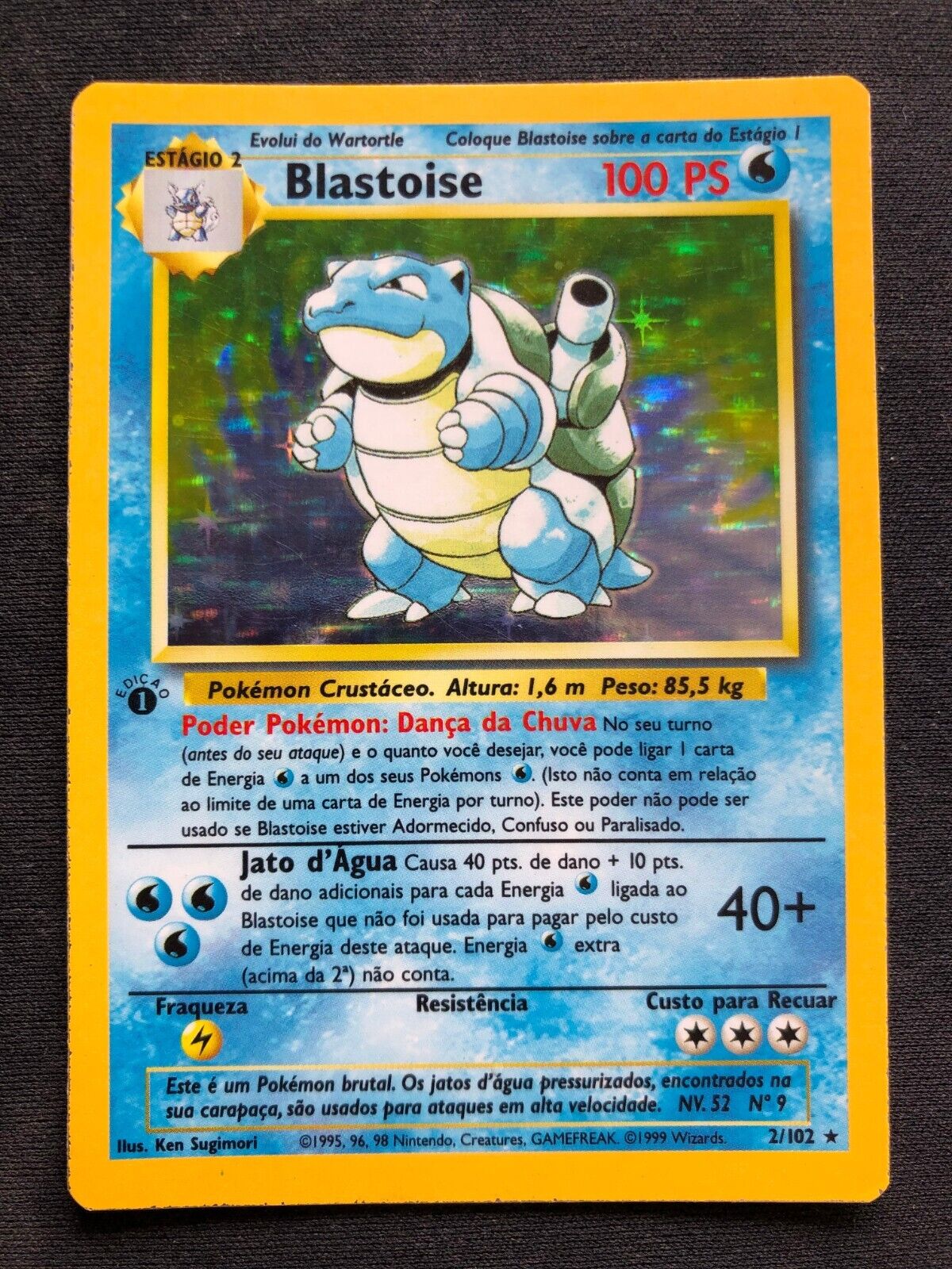 1st edition blastoise