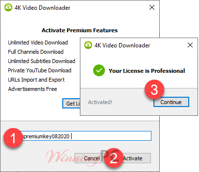 licence key for 4k video downloader