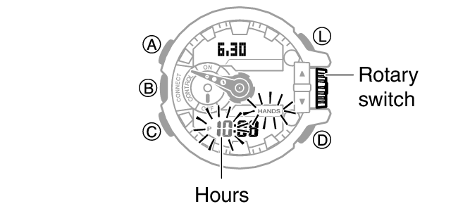 how to set a g shock watch