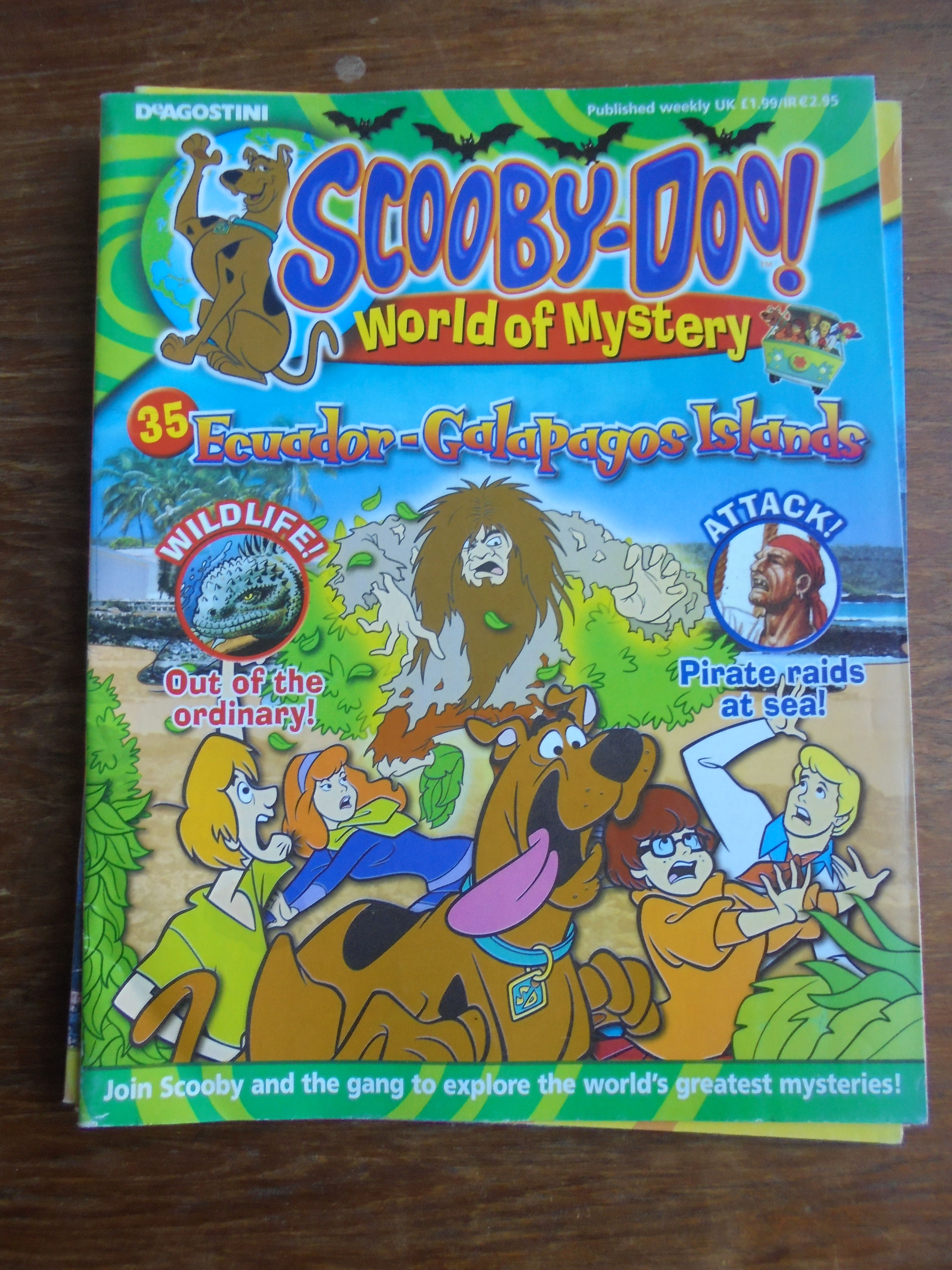 scooby doo world of mystery magazines