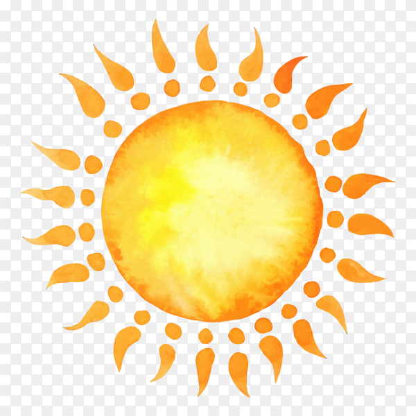 yellow sun png