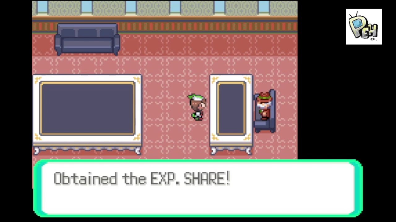 pokemon emerald how to get exp share