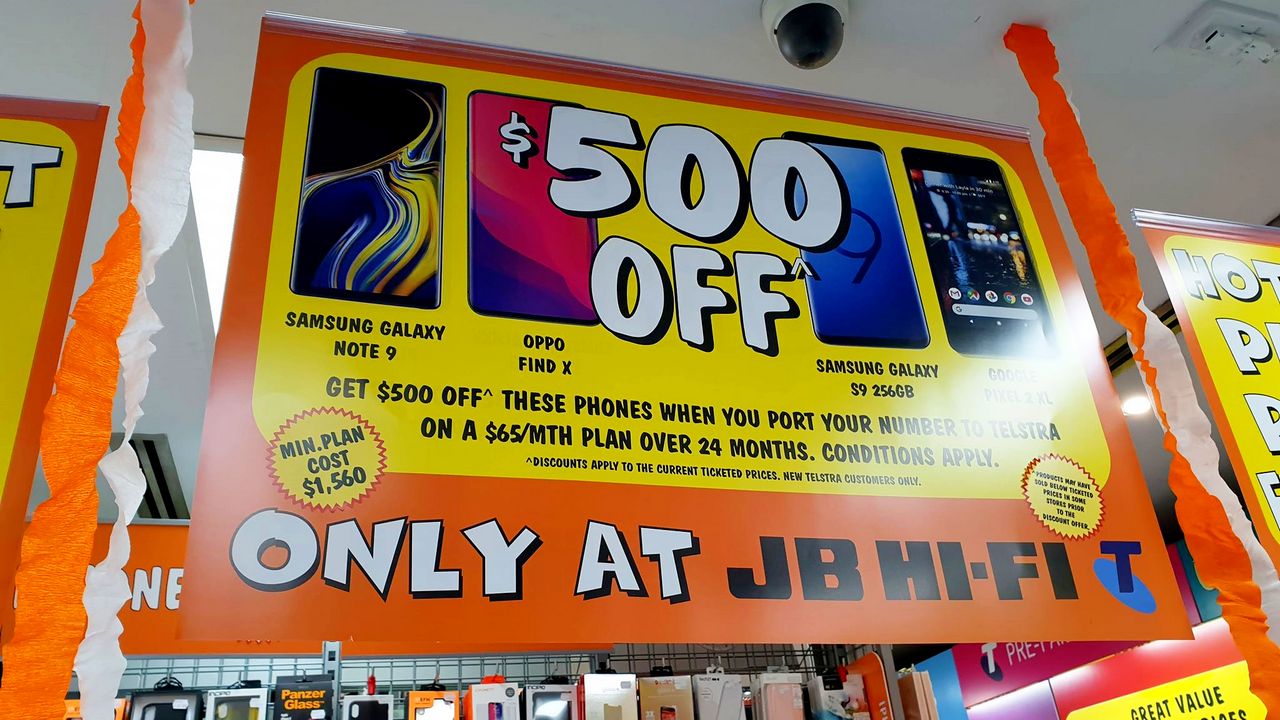 jb hi fi mobile phones plans