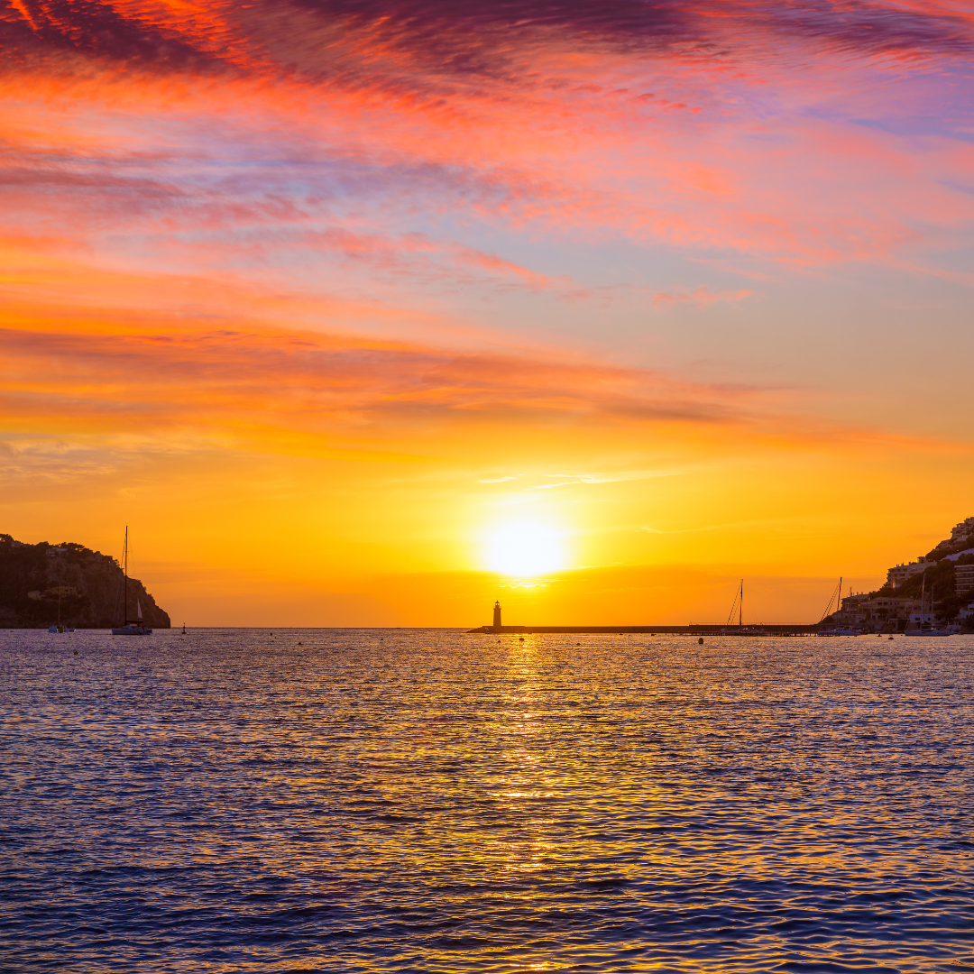 coucher de soleil soller