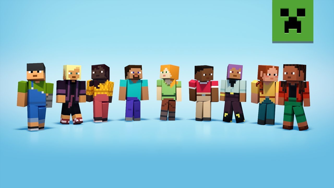 minecraft default skins names