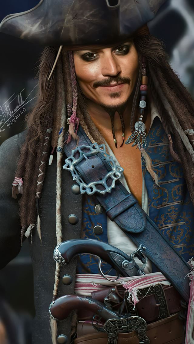 jack sparrow 4k wallpaper