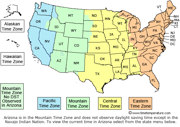 time in united states eastern standard time