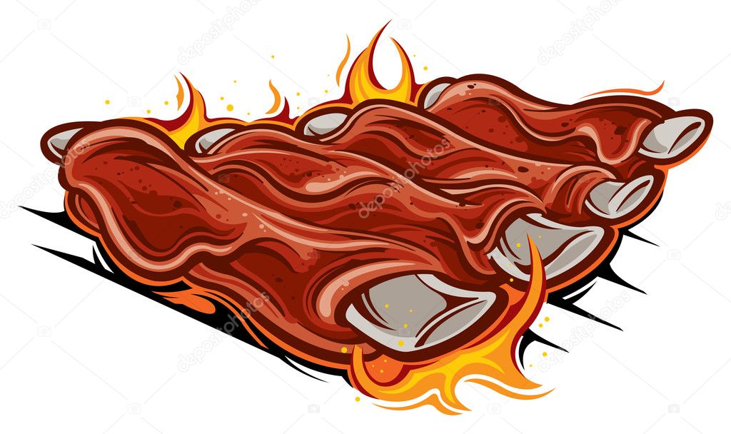 ribs vector