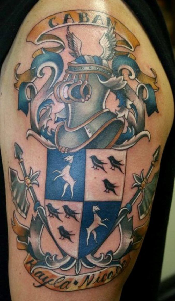 tattoo coat of arms